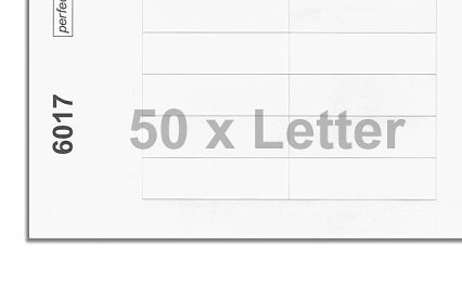 Printing sheets blank white 6017