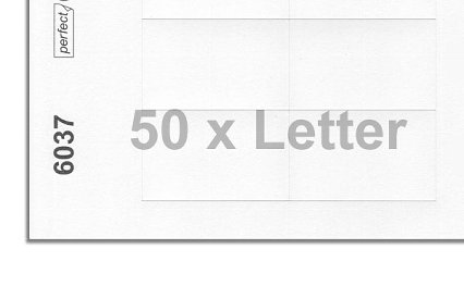 Printing sheets blank white 6037