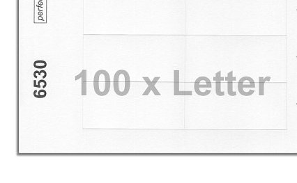 Fogli da stampa senza scrittura bianco 6530