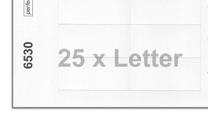 Fogli da stampa senza scrittura bianco 6530