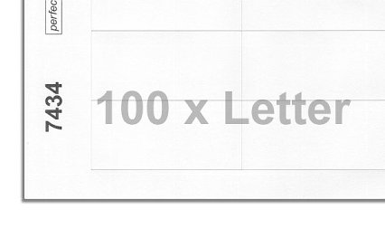 Printing sheets blank white 7434