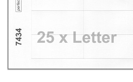 Fogli da stampa senza scrittura bianco 7434