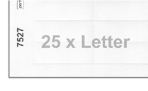 Printing sheets blank white 7527