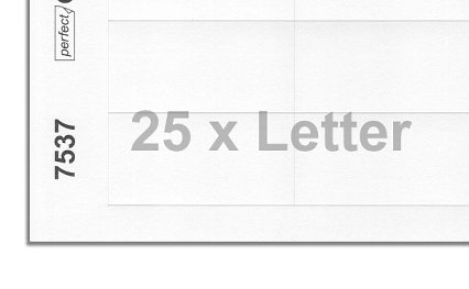 Printing sheets blank white 7537