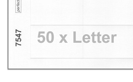 Fogli da stampa senza scrittura bianco 7547