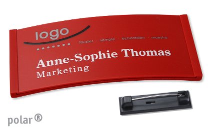 Name badge polar® 35 "color-complete"