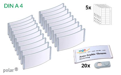20 badge portanome polar® 35 "classic"