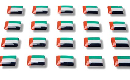 Drapeaux autocollants "Émirats arabes unis"