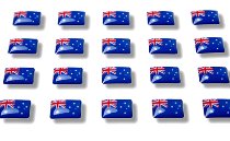 Flag stickers "Australia"