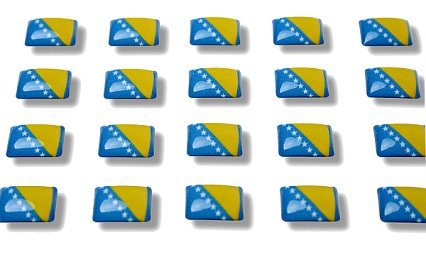 Flag stickers "Bosnia and Herzegovina"