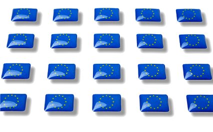 Pegatinas con banderas "Unión Europea"