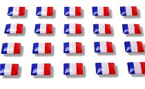 Pegatinas con banderas "Francia"