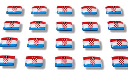 Flaggensticker "Kroatien"
