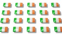 Flaggensticker "Irland"