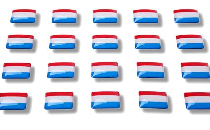 Drapeaux autocollants "Pays-Bas"
