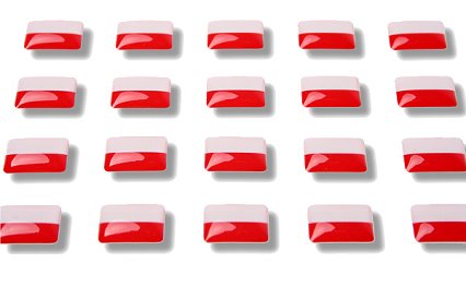 Pegatinas con banderas "Polonia"