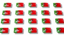 Pegatinas con banderas "Portugal"