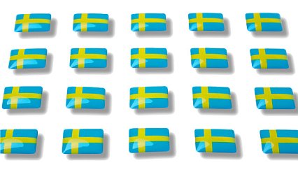 Flaggensticker "Schweden"