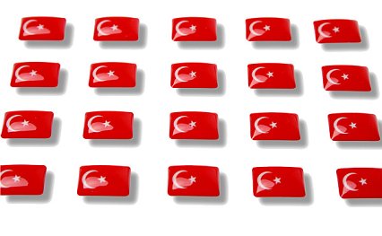 Flag stickers "Turkey"