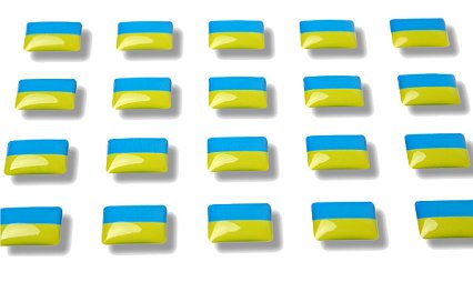 Flag stickers "Ukraine"