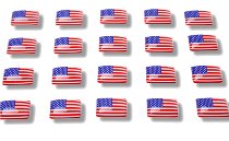 Flaggensticker "USA"