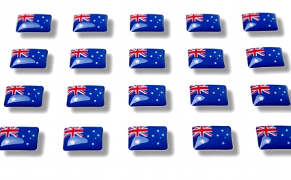 Flag stickers "Australia"