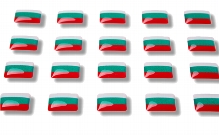 Flag stickers "Bulgaria"