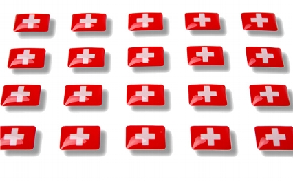 Flag stickers "Switzerland"