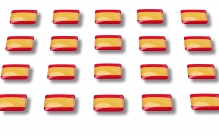 Flag stickers "Spain"