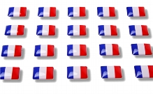Flag stickers "France"