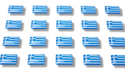 Flag stickers "Greece"