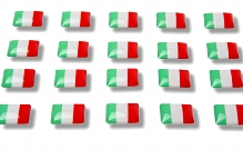 Flag stickers "Italy"