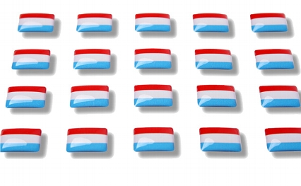 Flag stickers "Luxembourg"