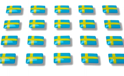 Flag stickers "Sweden"